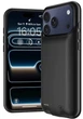 Протиударний Чохол Кейс Акумулятор для iPhone 17 Pro Зовнішній повербанк Батарея 7000мАг Бездротова Швидка зарядка PowerCase Портативний бездротовий зарядний Magsafe Black - зображення 9