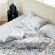 Простынь MBM HOME "Жасминовый сад" 240x260 см сатин (BL-FS-40 STRIPES) - изображение 1