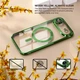 Чохол Wave Premium Metal Shining case with MagSafe (TPU) для Apple iPhone 17 Air 6.5" Green - зображення 5