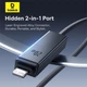 Кабель Baseus Versatile 4 in 1 Type-C+USB to Type-C+Lightning 60W 1m (White) P10383000211-00 - зображення 5