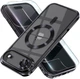 Чохол Wave Premium Metal Shining case with MagSafe (TPU) для Apple iPhone 17 Air 6.5" Black - зображення 1
