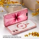 Чохол Wave Premium Metal Shining case with MagSafe (TPU) для Apple iPhone 17 6.3" Pink - зображення 5