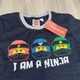 Футболка для мальчика LEGO Ninjago синяя хлопковая, размер 98/104 - изображение 3
