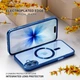 Чохол Wave Premium Metal Shining case with MagSafe (TPU) для Apple iPhone 17 6.3" Midnight Blue - зображення 3