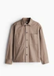 Рубашка H&M 12450 Темний бежевий M (1231) - зображення 1
