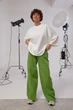 Свободные спортивные штаны с карманами Lurex Зеленый One size (309790) - изображение 3