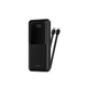 Зовнішній акумулятор Power Bank WIWU Wi-P081 22.5W with cable Lightning / Type-C 10000mAh, Black - зображення 1