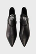 Жіночі чорні шкіряні ботильйони PASHA Mary Jane Boot Karl Lagerfeld 37 KL30168 - зображення 3