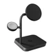 Беспроводное зарядное устройство Zens Office Charger Pro 3 3-in-1 15W Black (ZEDC25B/00) - изображение 2