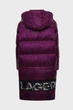 Жіночий пуховик фіолетовий Karl Lagerfeld M 236W1506 - зображення 3