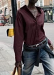 Рубашка Zara 12673 Бордовий M (8832) - зображення 1