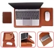 Чохол Папка підставка для ноутбука 14.2-15.4" 37×28×1см Macbook Тонкий Універсальний Водовідштовхуючий PU матеріал Повсякденний конверт для Офісу Макбука Планшета Коричневий - зображення 3