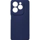 Чехол силиконовый Full Camera для Tecno Spark 20 Pro KJ6 с микрофиброй внутри защитный темно-синий - изображение 1