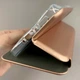 Чехол-книжка TPU PU для Samsung Galaxy A36 5G защита камеры золотой - изображение 5