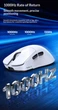 Миша бездротова ігрова AULA SC610 ,PAW3311, 12000 DPI 2,4G+Bluetooth White - зображення 3