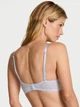 Сітчастий комплект білизни Victoria's Secret Push-Up бюст та трусики хіпхагери 1159864081 (Блакитний 34B/S) - зображення 3