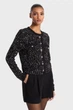 Жіночий чорний кардиган SEQUIN PKT SNAP JKT Michael Kors S MF460Z6F5L - изображение 2