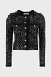 Жіночий чорний кардиган SEQUIN PKT SNAP JKT Michael Kors S MF460Z6F5L - изображение 6