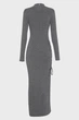 Жіноча сіра вовняна сукня MERINO RUCHED MIDI DRESS Michael Kors XS MF482LZ4VR - изображение 5