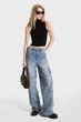 Чорний жіночий топ CROP RIB SLVLESS TRTL NK Michael Kors M MT460Y533D - зображення 1