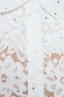 Жіноча біла блуза STUDDED FLORAL LACE SHIRT Michael Kors S MS540SXGTA - изображение 5