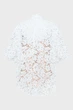 Жіноча біла блуза STUDDED FLORAL LACE SHIRT Michael Kors XS MS540SXGTA - изображение 9