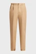 Чоловічі бежеві брюки PLEATED Michael Kors 34-32 CR5304UDR2 - изображение 4