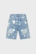 Жіночі блакитні джинсові шорти з візерунком BOYFRIEND DENIM SHORT Michael Kors 6 MS59066HME - зображення 9