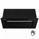Кухонная вытяжка Weilor LUMINA WBG 69 BLACK MATTE SILENCE, черная полновстраиваемая мощная вытяжка на кухню, 1300 куб.м. - изображение 1
