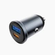 Автомобільний зарядний пристрій WIWU Nano Lite Wi-CC030 USB / Type-C 35W, Gray - зображення 8