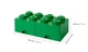 Pojemnik LEGO klocek z szufladami 8 Zielony (5711938029548) - obraz 5