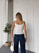 Жіночий топ на регульованих бретельках Uaclothes 46-48 Білий (like37649-180801350) - изображение 3