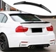 Спойлер стиль M4 для BMW 3 series E90 2005-2012 ABS пластик, чорний глянець - зображення 2