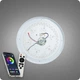 Люстра світлодіодна 517 Dlight RGB з пультом і колонкою 70Вт Білий (02151) - зображення 7