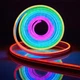 Розумна неонова світлодіодна стрічка RGB IC гнучка 5 м Bluetooth музична синхронізація USB SMD5050 водостійка пульт AND LED - зображення 2