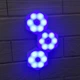 Модульна настінна лампа з пультом 3 шт RGB AND LY-738, сенсорний світильник шестигранний комплект на батарейках - зображення 9