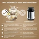 Протеїн Ironmaxx 100 % Whey Protein 500 g (Vanilla Ice Cream) - зображення 3