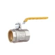 Кран кульовий газовий Thermo Alliance Standart 1 1/2" ВВ, латунний, ручка-важіль, PN40 - изображение 1