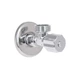 Кран приладовий для пральної машини Thermo Alliance Standart 1/2" × 3/4" НН, кругла ручка, латунний, хром - изображение 6