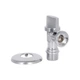 Кран приладовий Thermo Alliance Base 1/2" × 3/4" НН, кульовий, ручка-барашок, латунний, хром - зображення 6