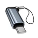 Адаптер переходник Hoco UA44A Type-C to Type-C metal gray - изображение 4