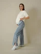 Джинси прямі із розрізами "Simple&Basic" 40 Блакитний (2550000954196) - зображення 3