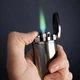 Зажигалка газовая двухрежимная турбо + обычное пламя в подарочной упаковке металлическая - изображение 3