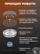 Сковорода гриль-газ з антипригарним покриттям, 33 см, для газової плити, з кришкою та решіткою - зображення 6