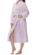 Женский махровый халат Шарпей хорошего качества мягкий теплый плюшевый халат для дома размер L/XL Лавандовый - изображение 1