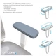 Офісне крісло OfficePro Balance OC620-W-LG-LG (OC620-W-LG-LG) OfficePro OC620-W-LG-LG 1039517 - зображення 6