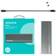 Зовнішня кишеня ADATA EC680 M.2 PCIe SSD to USB 3.2 Gen 2 Gray (EC680-CCGY) [158288] - зображення 6