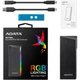 Зовнішня кишеня ADATA EC700G M.2 PCIe/SATA SSD to USB 3.2 Gen 2 Black (AEC700GU32G2-CGY) [158287] - зображення 8