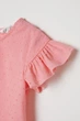 Футболка для девочки H&M 110 см (4-5Y) Светло-персиковый - изображение 2