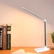 Настільна LED лампа Lesko M856 White + Silver світлодіодна з бездротовою зарядкою - зображення 2